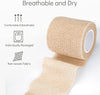 Metene 12 Pack Adhesive Bandages, Athletic Tape 2 inches x 5 Yards, Sports Tape, Breathable, Waterproof